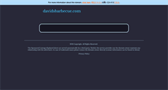 Desktop Screenshot of davidsbarbecue.com